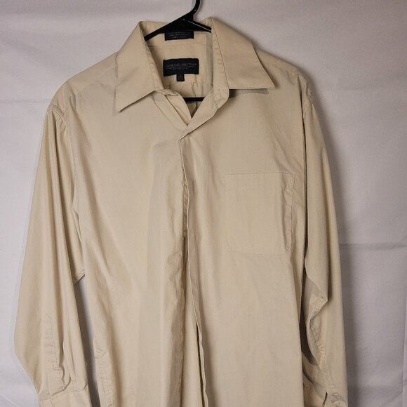 Giorgio Brutini Men’s Shirt,  Oxford, Khaki, Button Up, M - Picture 1 of 4